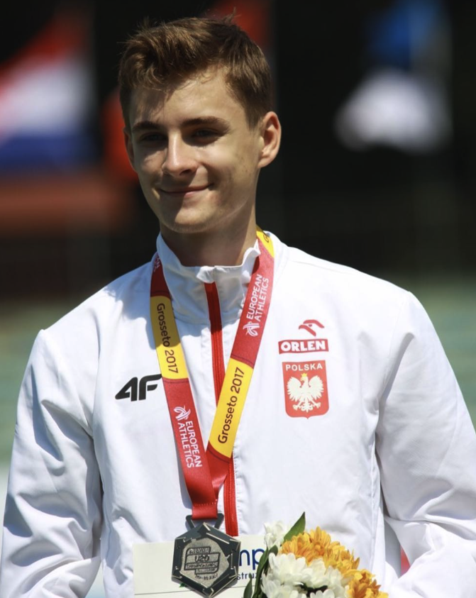 Jakub Andrzejczak - srebrny medal, Mistrzostwa Europy U20, Grosseto 2017